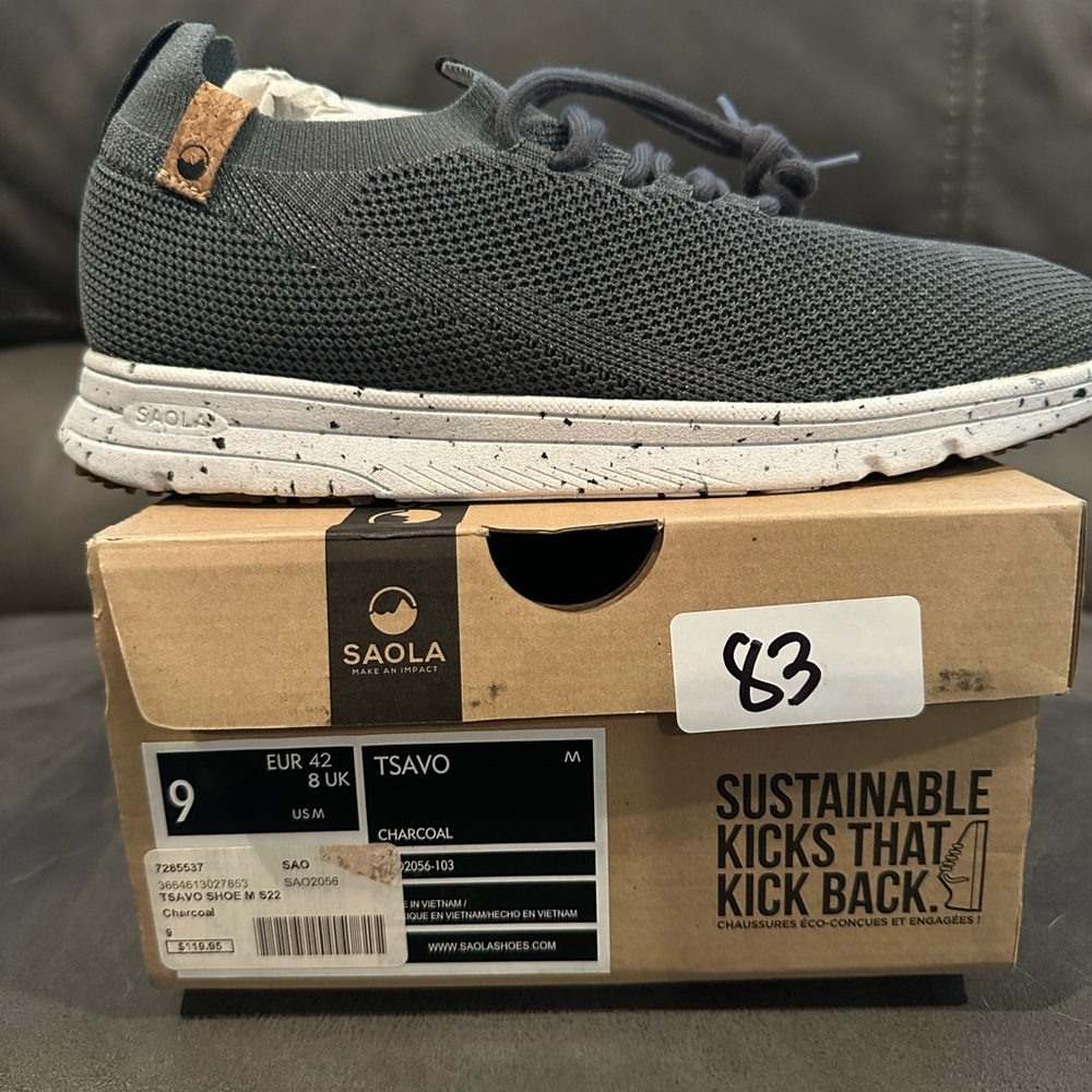 Men's Charcoal Tsavo Sneakers